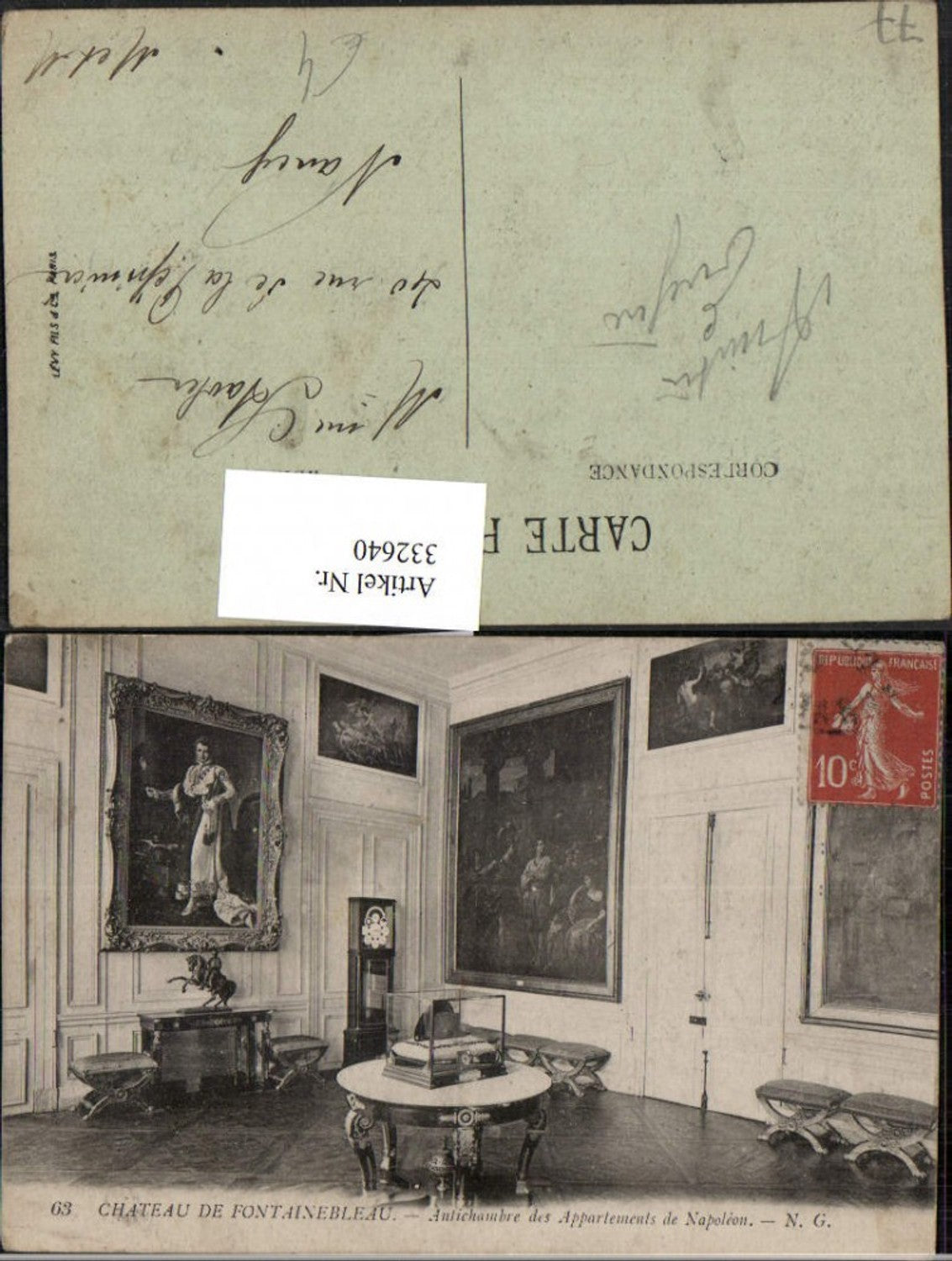 332640,Ile-de-France Seine-et-Marne Chateau Fontainebleau Appartements de Napoleon