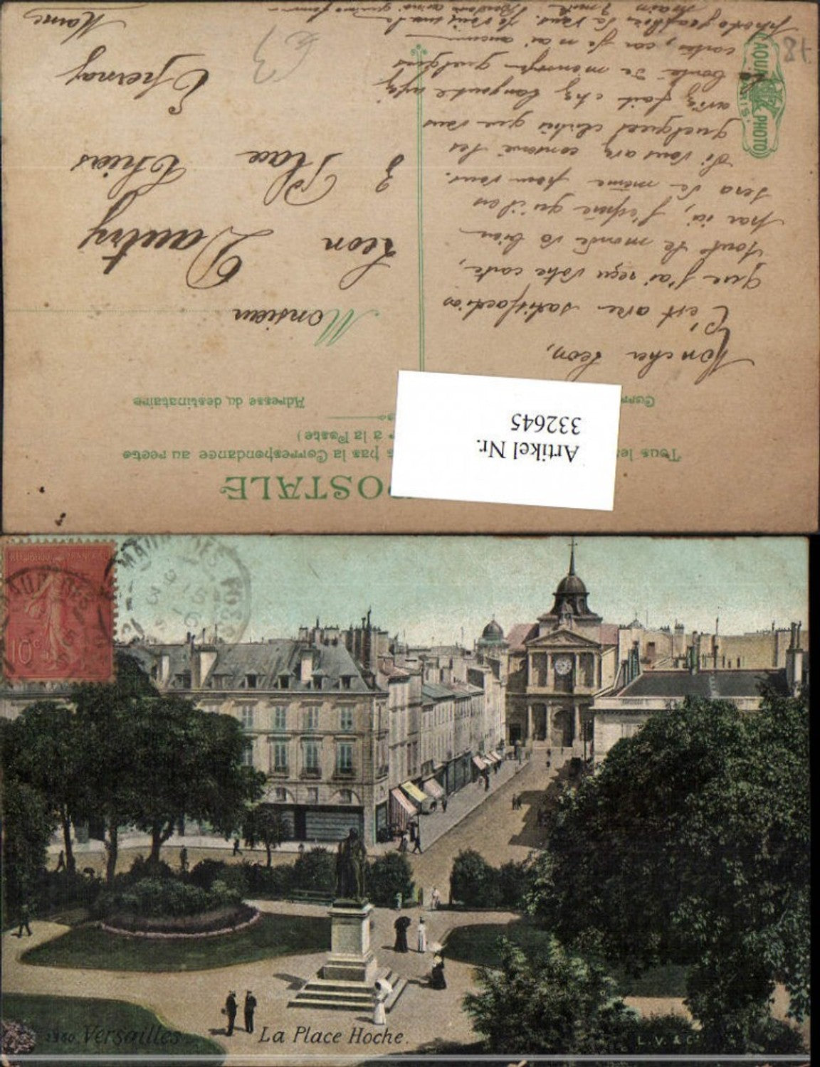 332645,Ile-de-France Yvelines Versailles La Place Hoche Denkmal