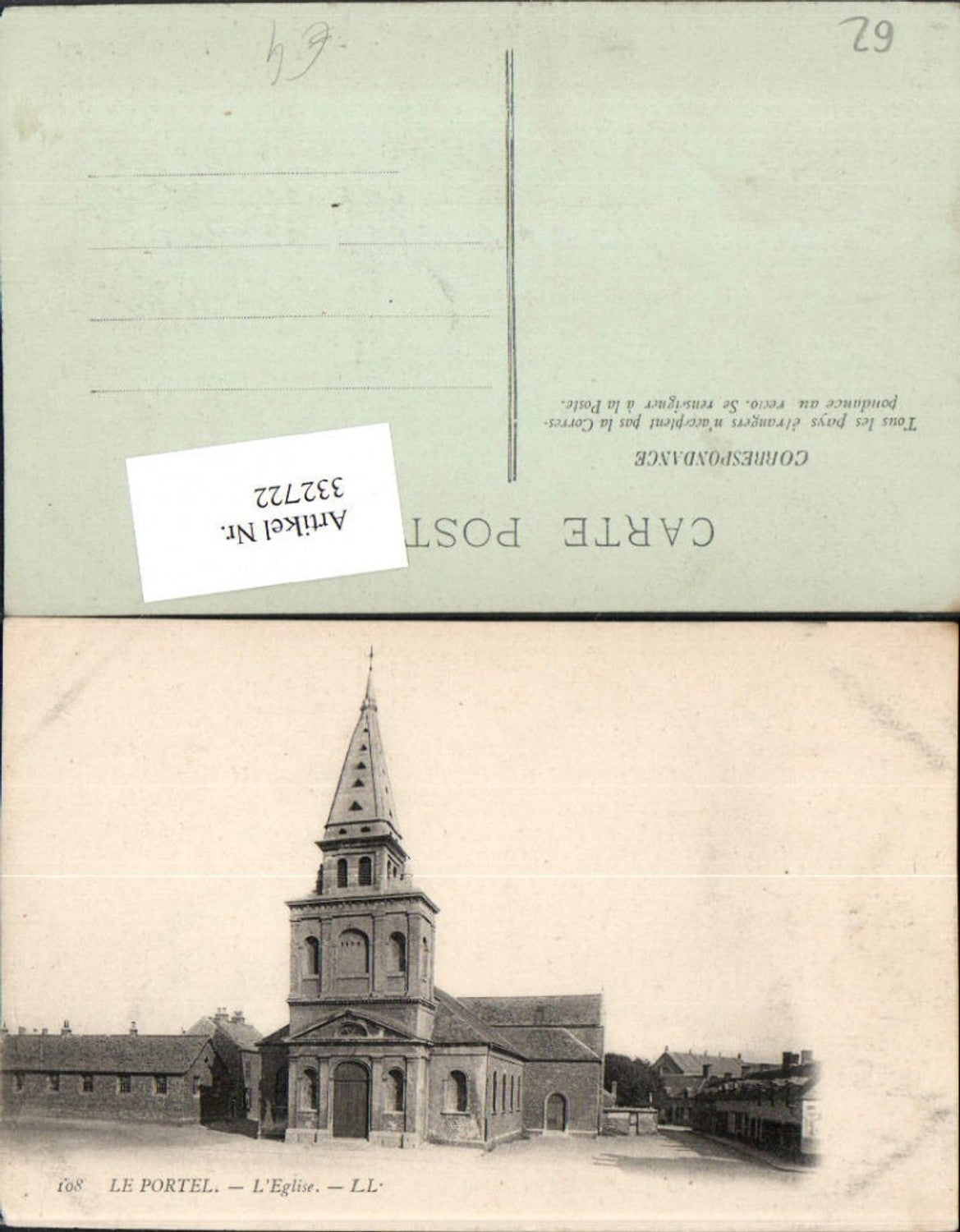 332722,Nord-Pas-de-Calais Pas-de-Calais Le Portel L'Eglise Kirche