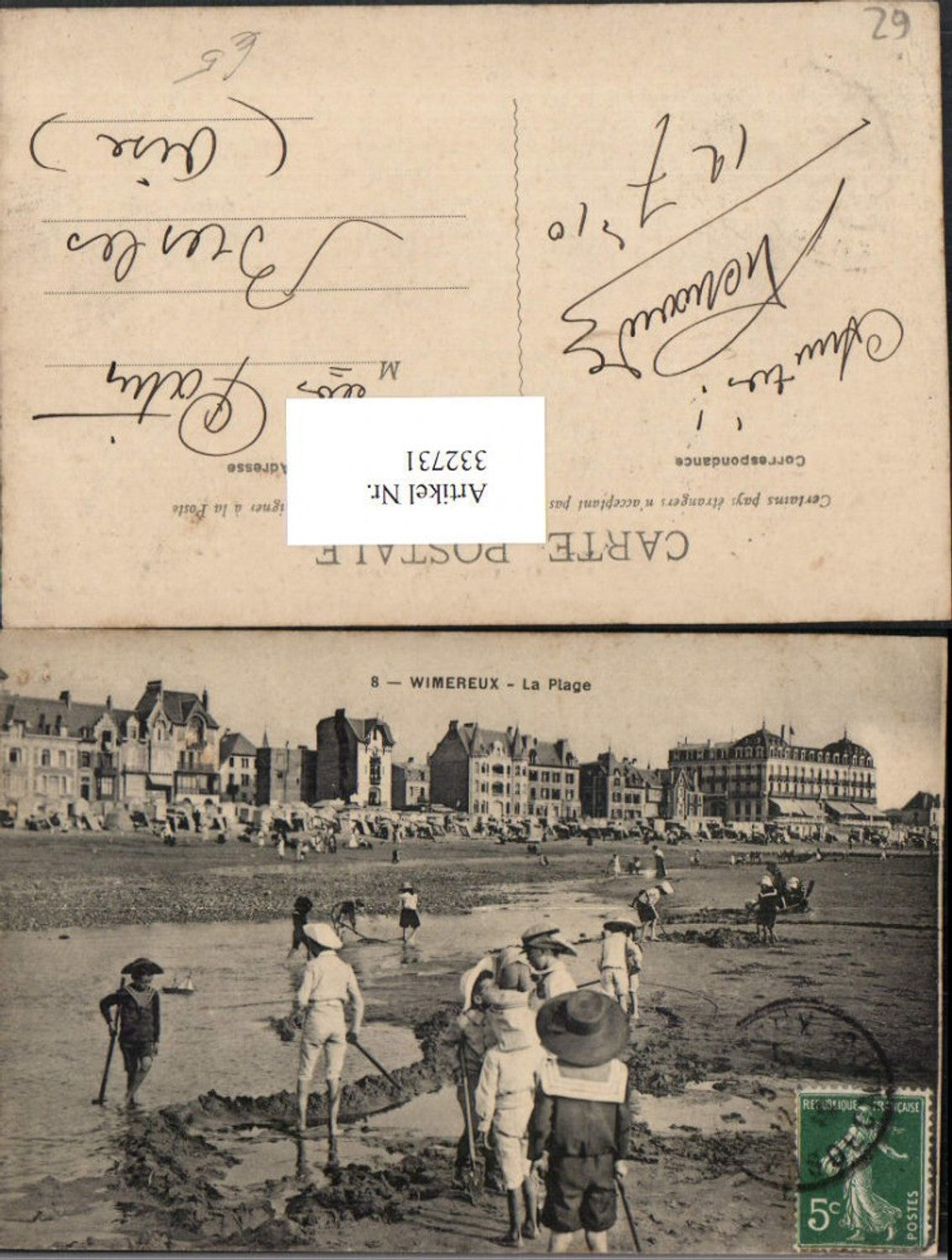 332731,Nord-Pas-de-Calais Pas-de-Calais Wimereux La Plage Strand Strandleben