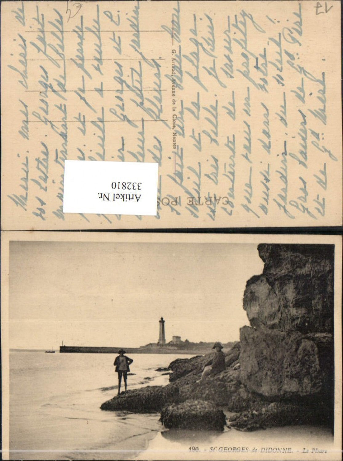 332810,Poitou-Charentes Charente-Maritime St-Georges-de-Didonne Le Phare Küste Leuchtturm