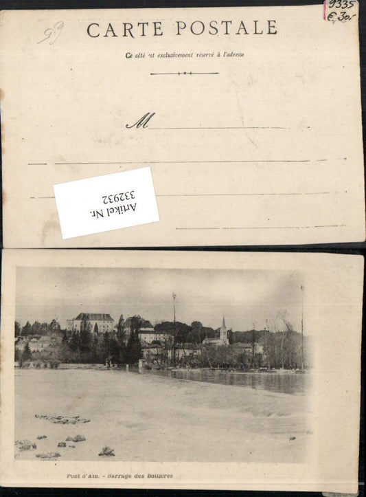 332932,Rhone-Alpes Ain Pont-d'Ain Barrage des Bottieres Wehr