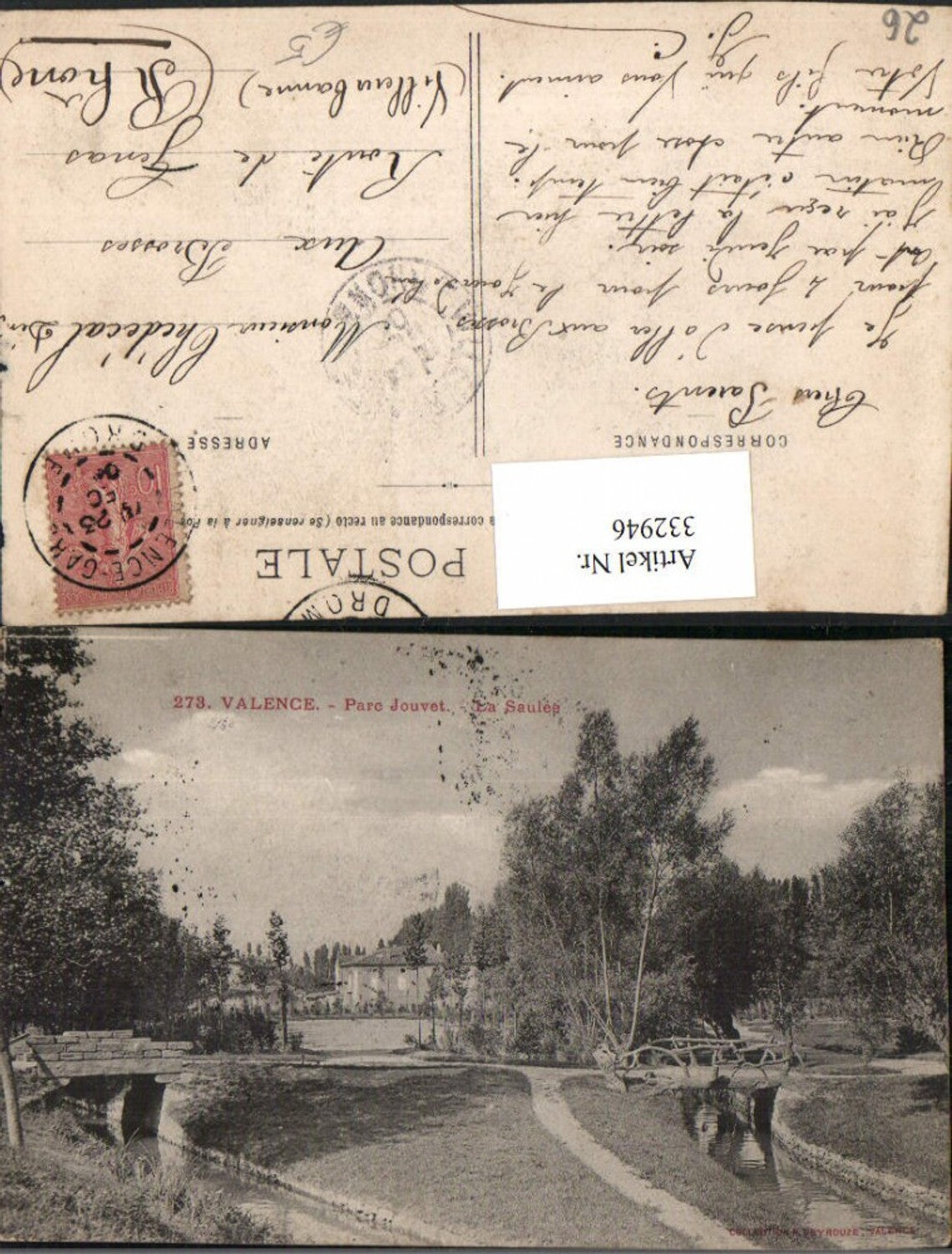 332946,Rhone-Alpes Drome Valence Parc Jouvet La Saulee Park Brücken