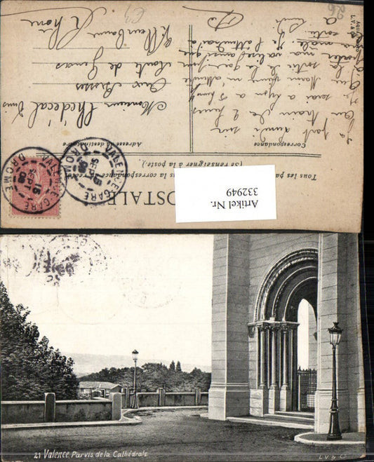 332949,Rhone-Alpes Drome Valence Parvis de la Cathedrale Kirche