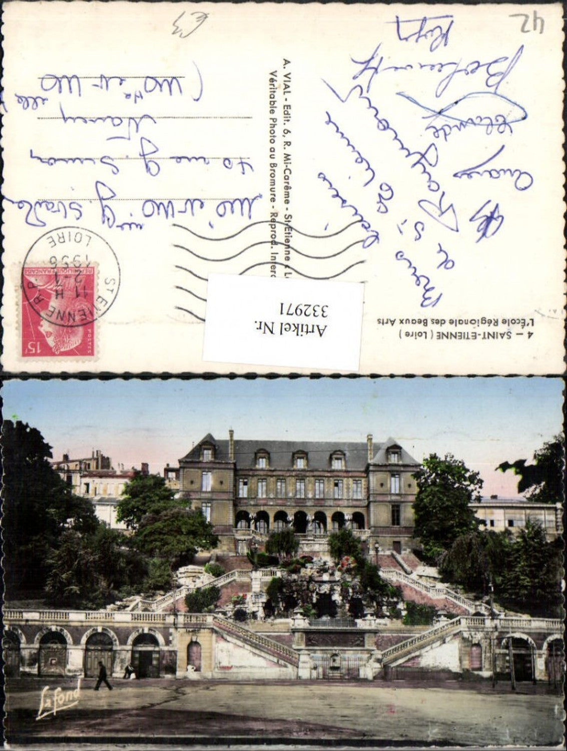 332971,Rhone-Alpes Loire Saint-Etienne L'Ecole Regionale des Beaux Arts Schulgebäude