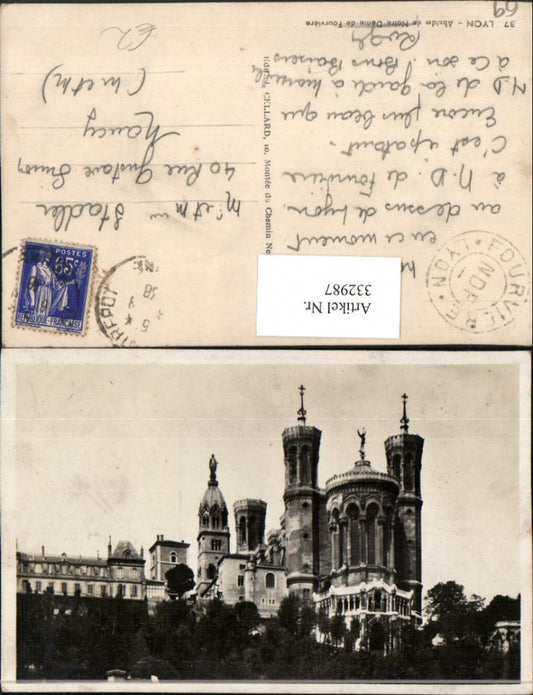 332987,Rhone-Alpes Rhone Lyon Notre-Dame de Fourviere Kirche