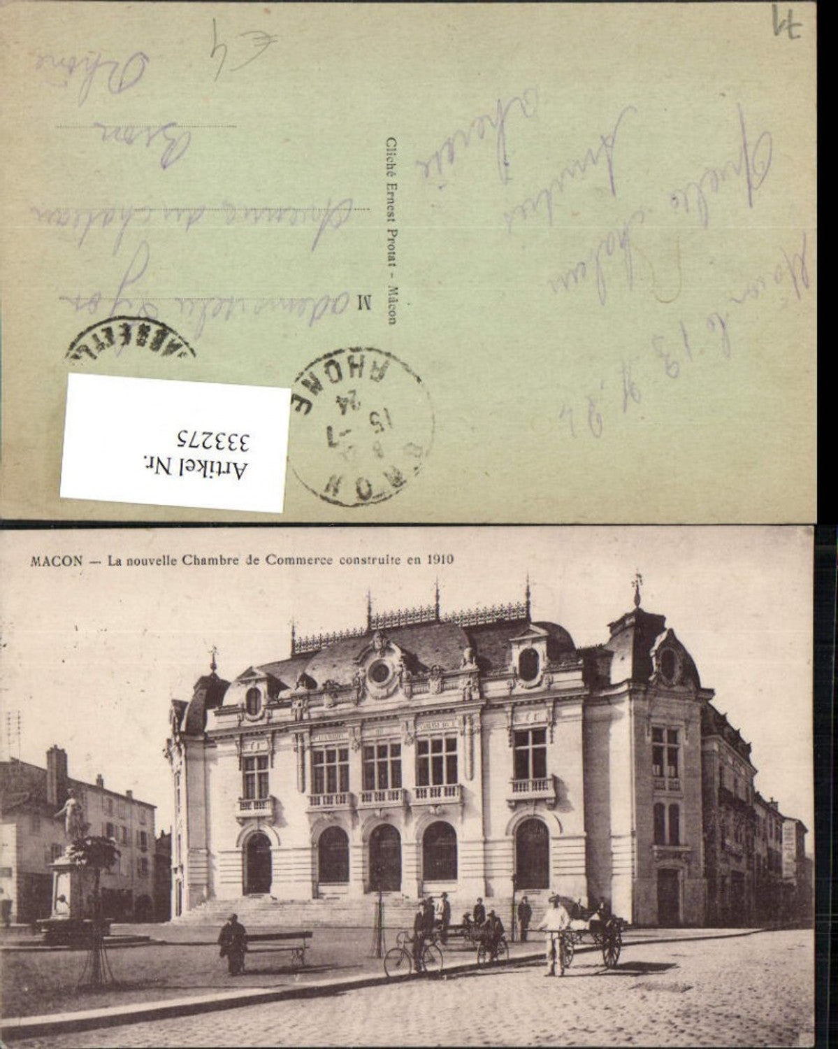 333275,Burgund Saone-et-Loire Macon La nouvelle Chambre de Commerce Gebäude
