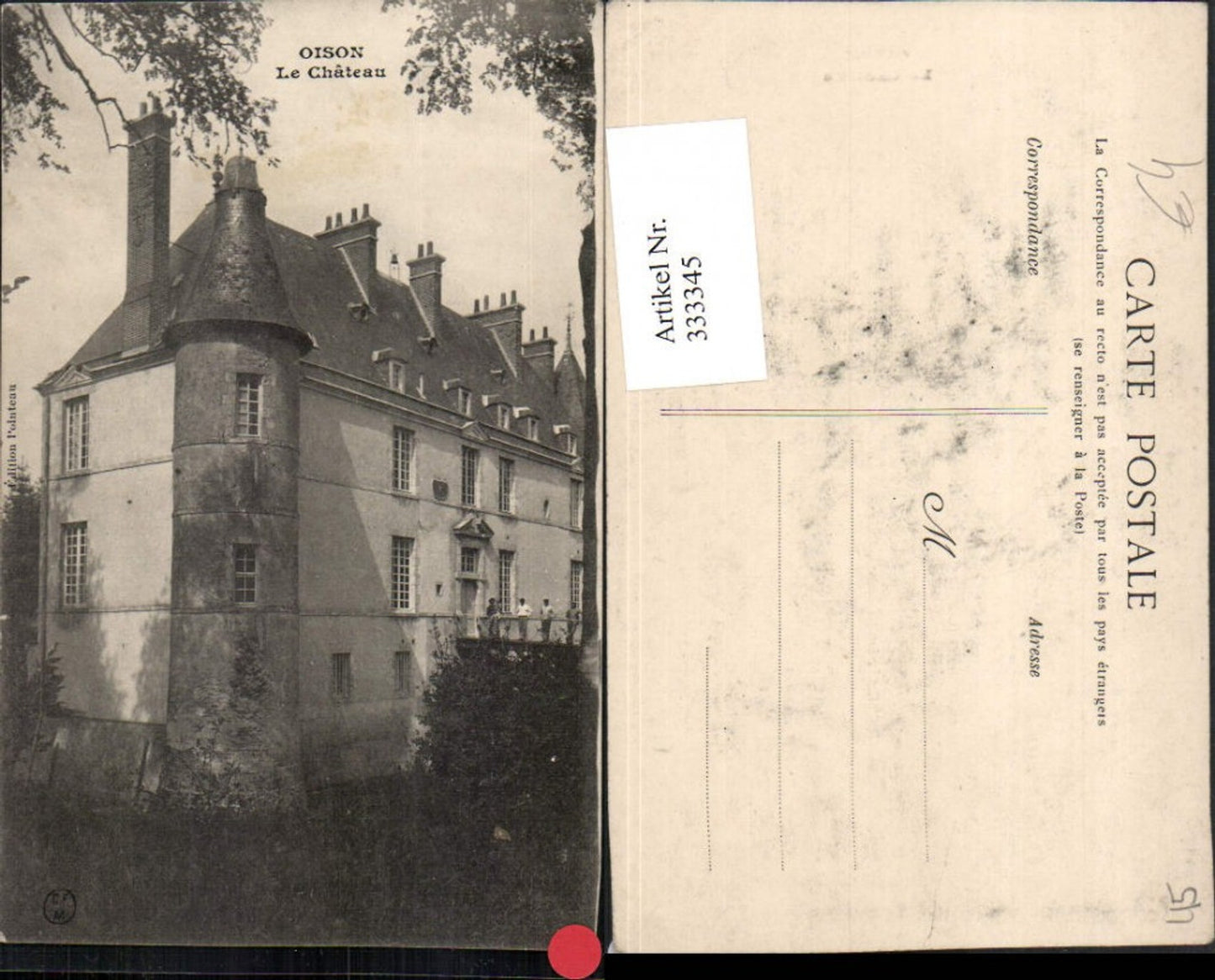 333345,Centre Loiret Oison Le Chateau Schloss