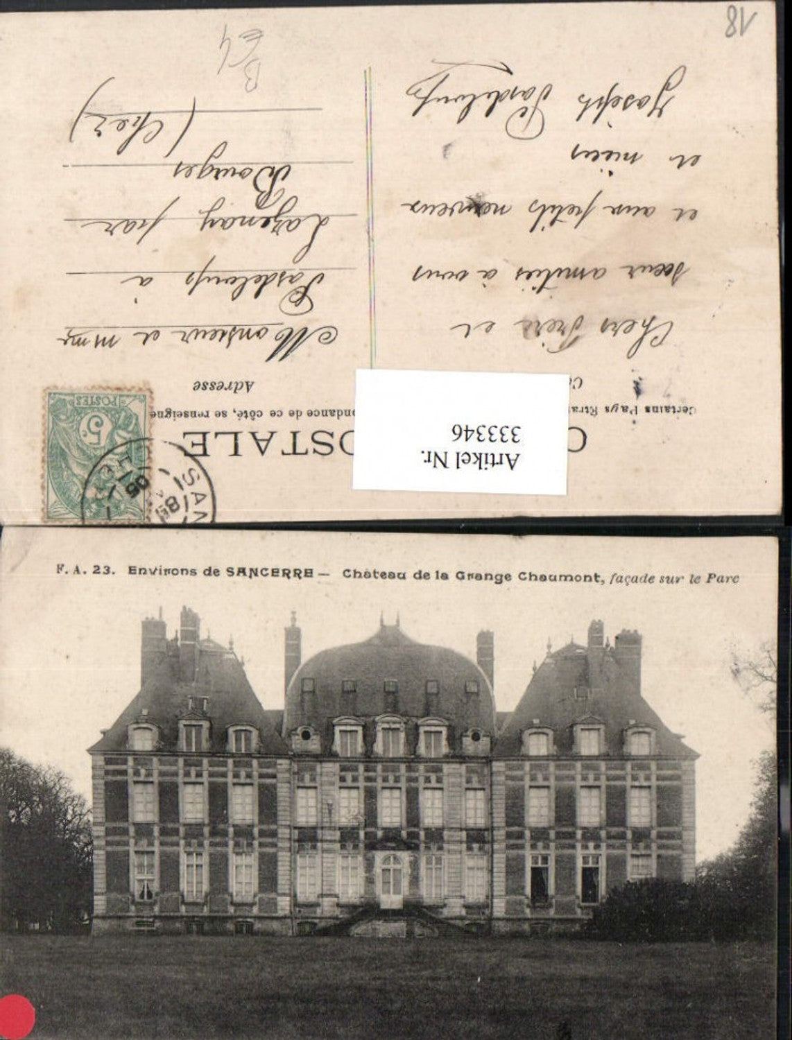 333346,Centre Cher Sancerre Chateau de la Grange Chaumont Schloss