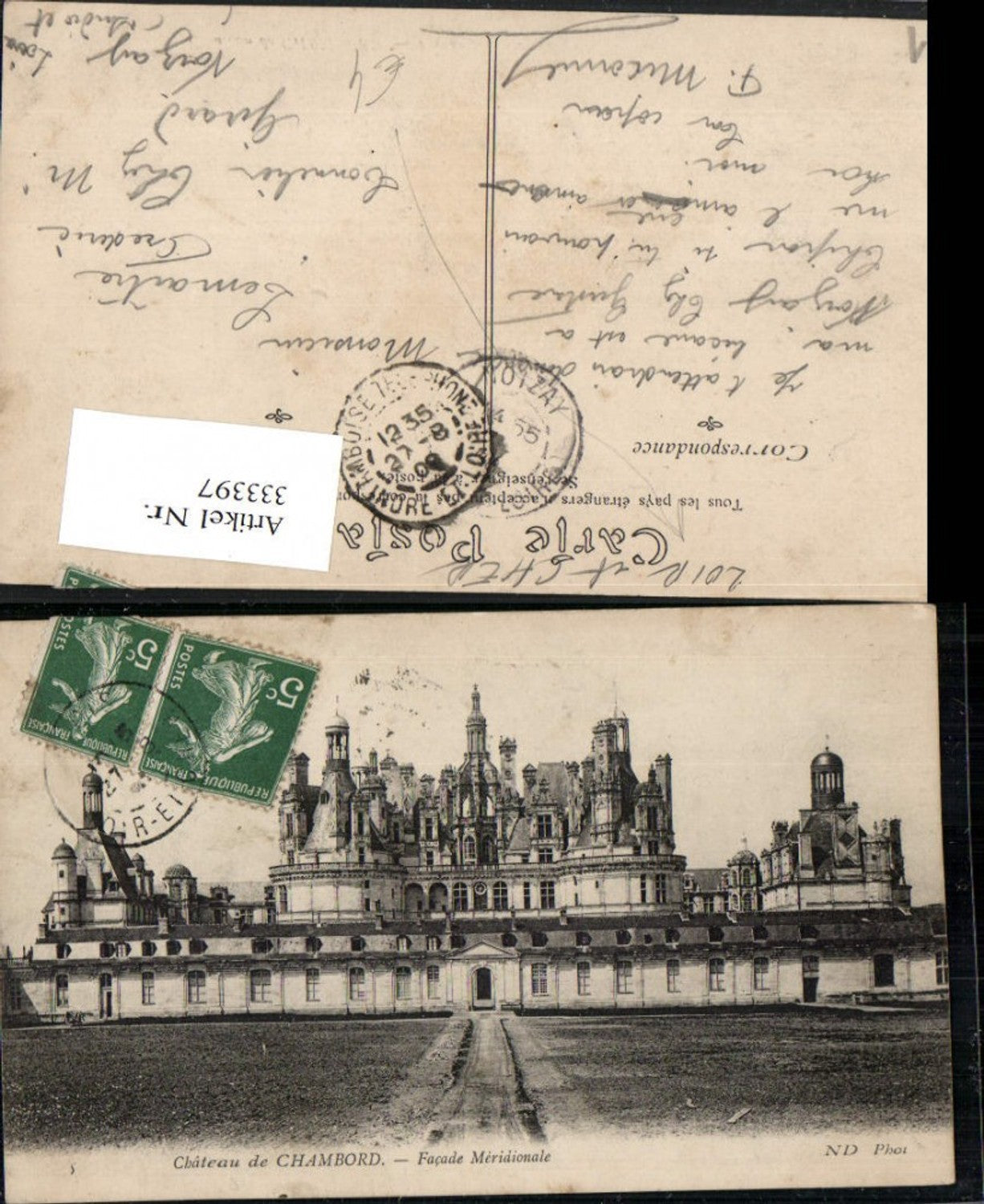 333397,Centre Loire-et-Cher Chateau de Chambord Schloss