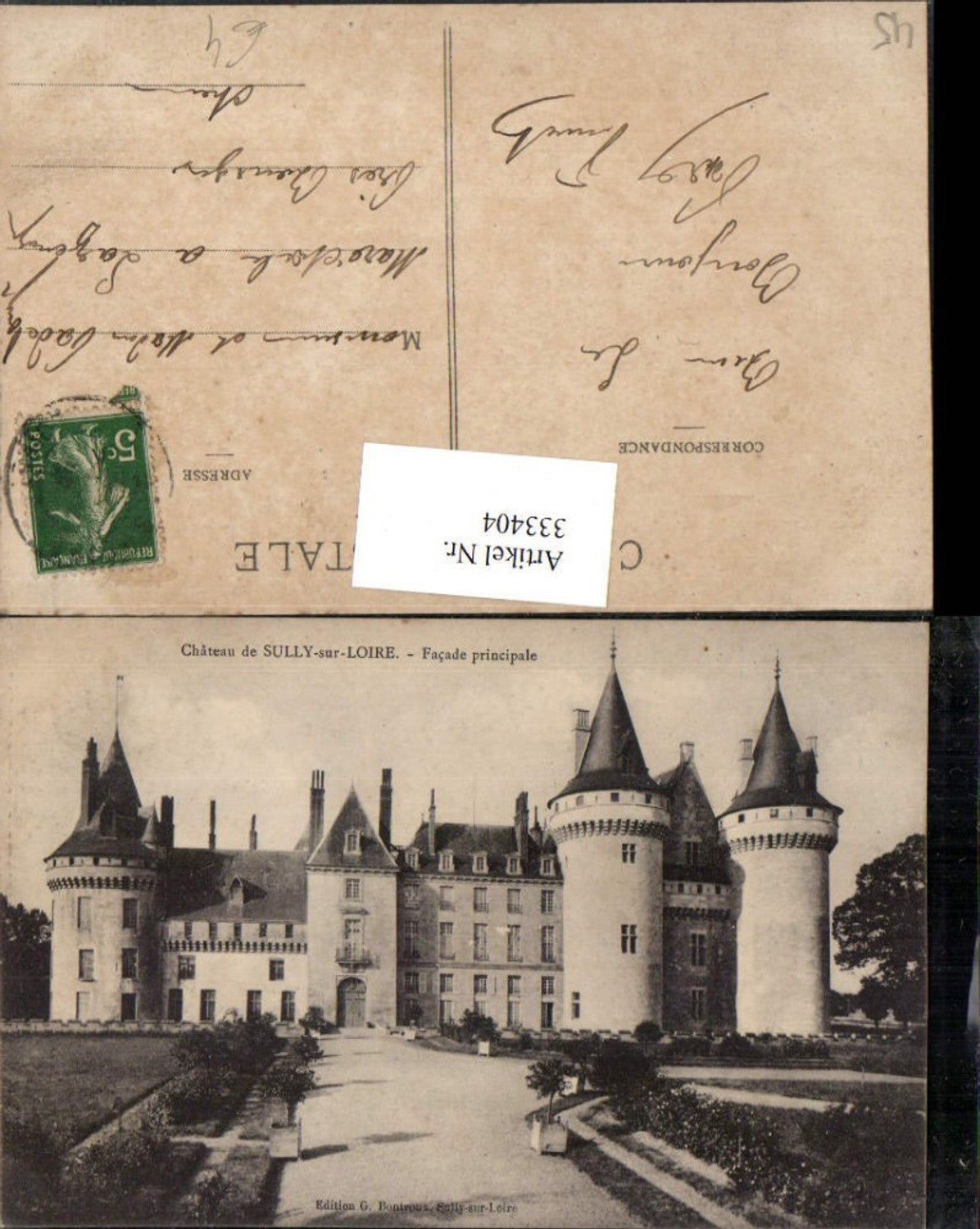 333404,Centre Loiret Sully-sur-Loire Chateau Schloss