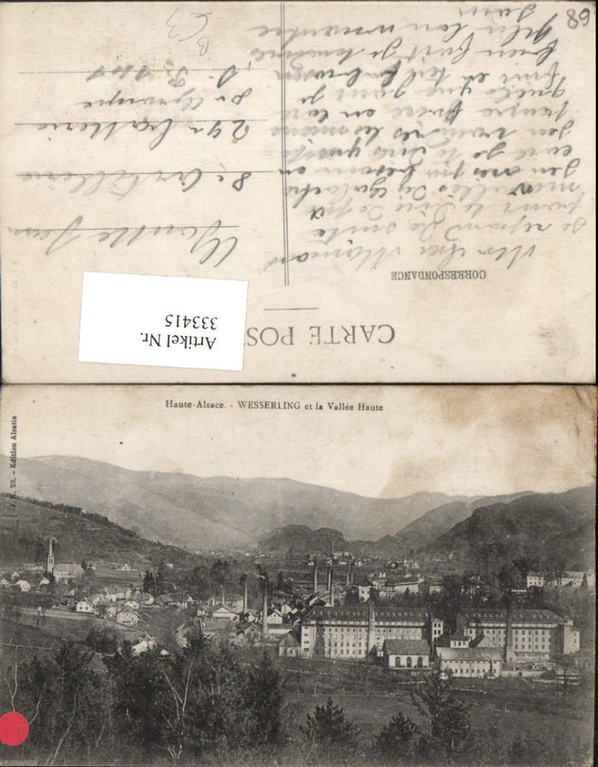 333415,Elsass Haut-Rhin Wesserling et la Vallee Haute Totale Fabrik