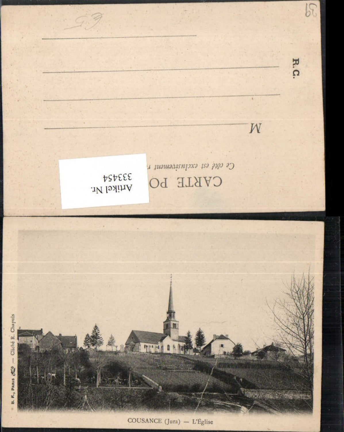 333454,Franche-Comte Jura Cousance L'Eglise Kirche