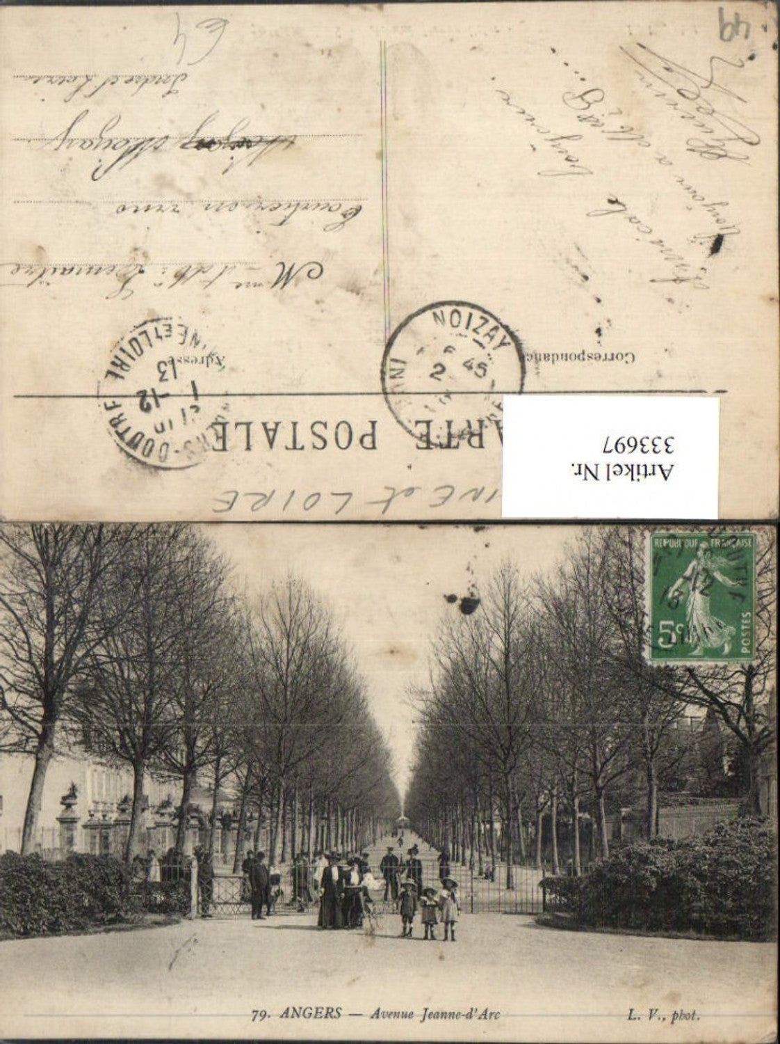 333697,Pays de la Loire Maine-et-Loire Angers Avenue Jeanne d'Arc Allee