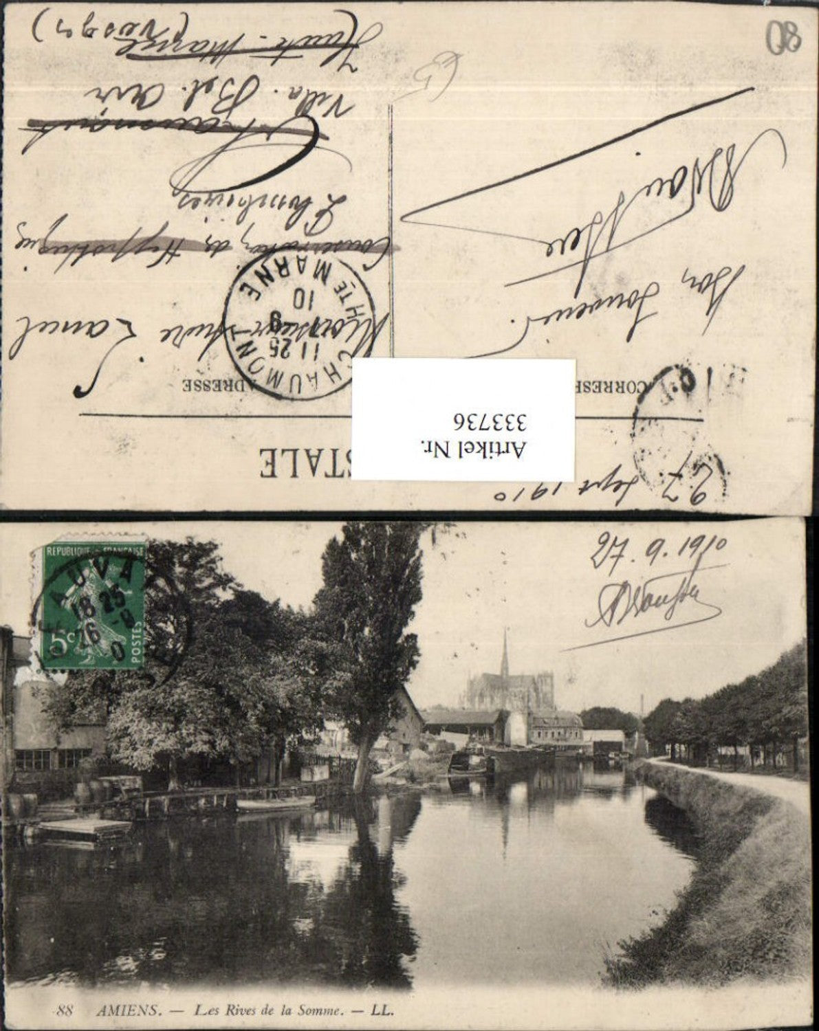 333736,Picardie Somme Amiens Les Rives de la Somme Fluss