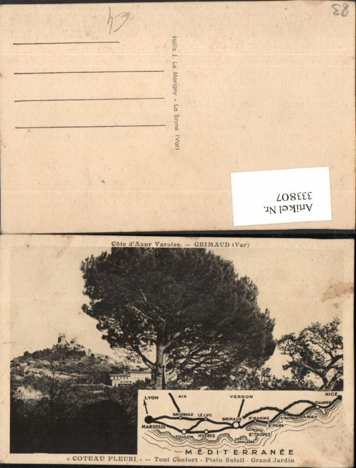 333807,Provence-Alpes-Cote-Azur Var Grimaud Coteau Fleuri Tout Confort Plein Soleil Grand Jardin