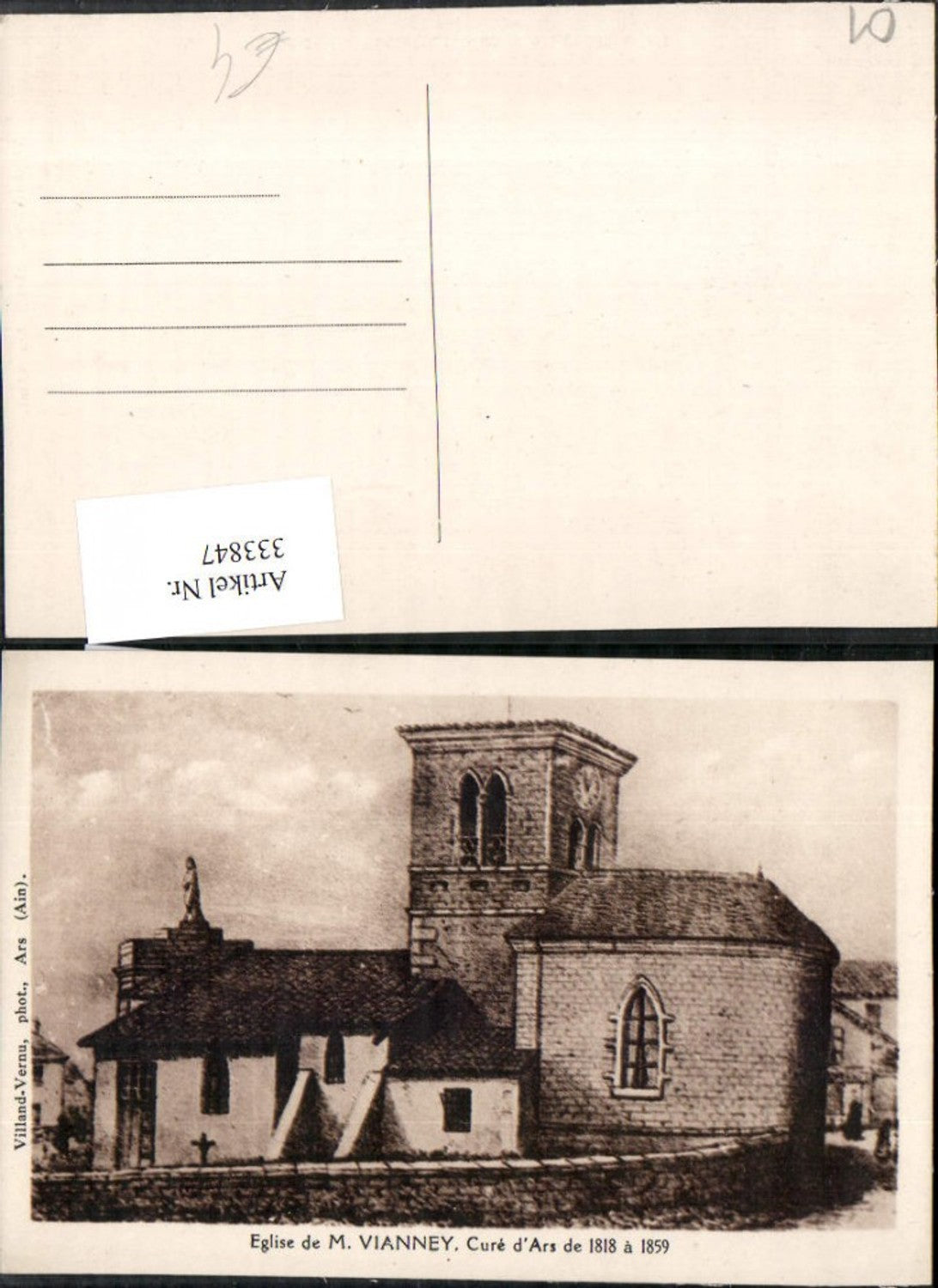 333847,Rhone-Alpes Ain Ars Eglise de M. Vianney Kirche