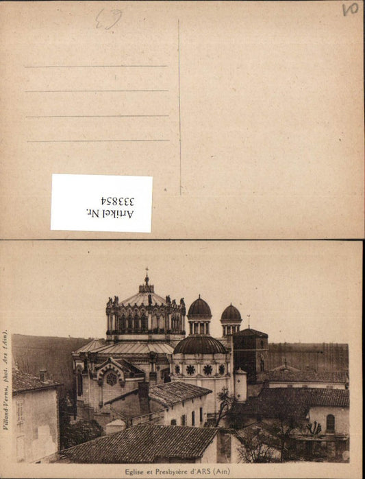 333854,Rhone-Alpes Ain Ars Eglise et Presbytere Kirche