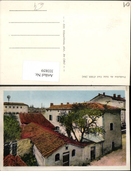 333859,Rhone-Alpes Ain Ars Presbytere du Saint Cure Gebäude