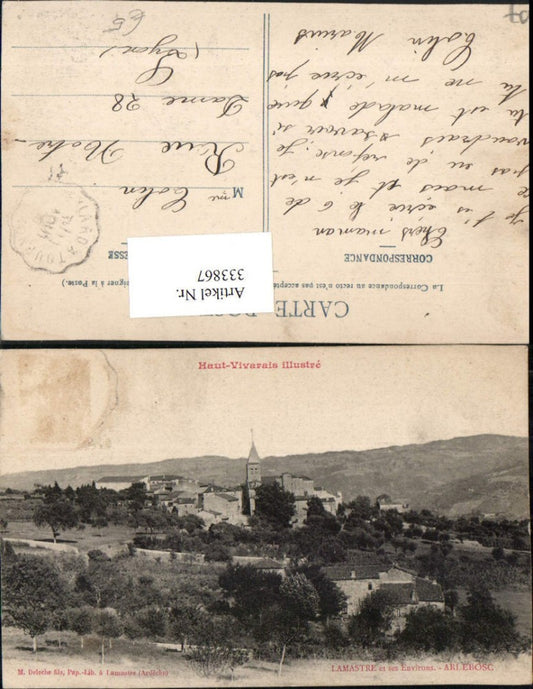 333867,Rhone-Alpes Ardeche Lamastre et ses Environs Arlebosc Totale