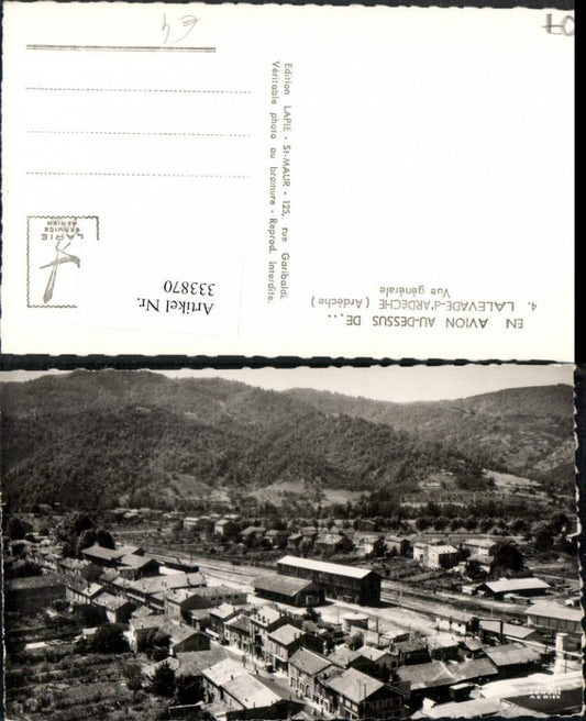333870,Rhone-Alpes Ardeche Lalevade-d'Ardeche Vue generale Teilansicht