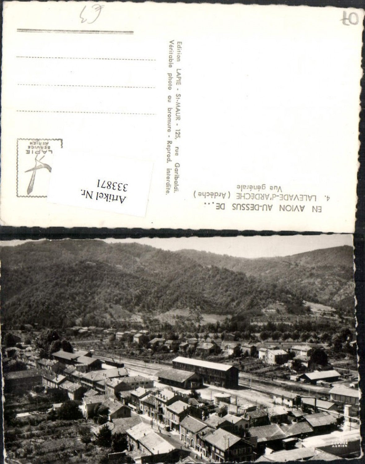 333871,Rhone-Alpes Ardeche Lalevade-d'Ardeche Vue generale Teilansicht