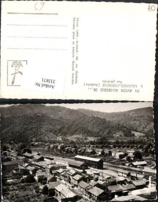 333871,Rhone-Alpes Ardeche Lalevade-d'Ardeche Vue generale Teilansicht