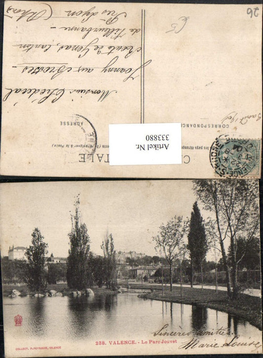 333880,Rhone-Alpes Drome Valence Le Parc Jouvet Park Teich