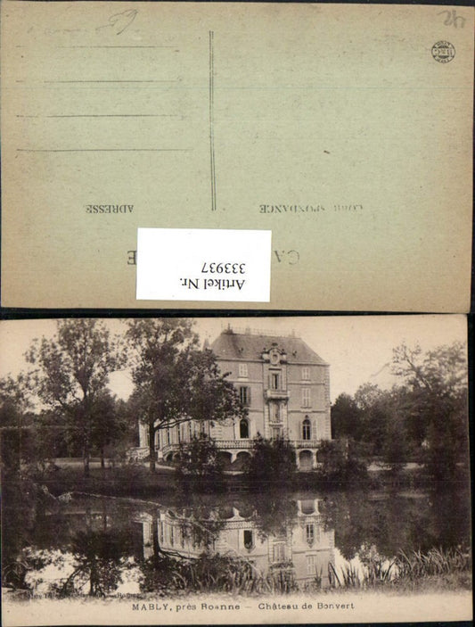 333937,Rhone-Alpes Loire Mably pres Roanne Chateau de Bonvert Schloss