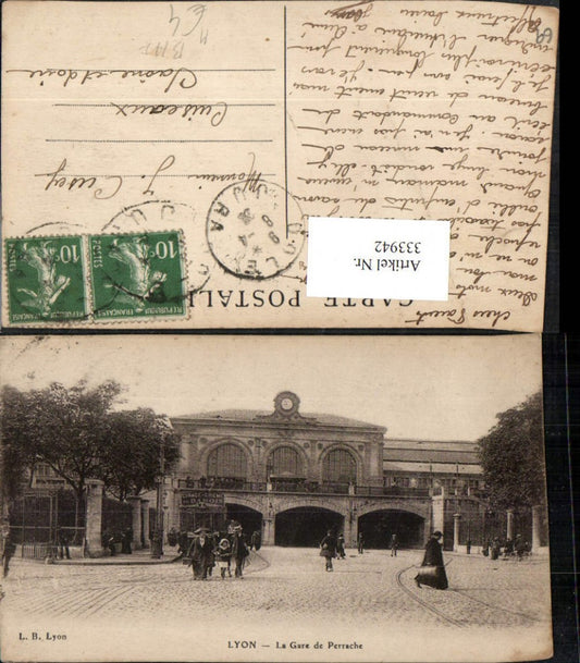 333942,Rhone-Alpes Rhone Lyon La Gare de Perrache Bahnhof