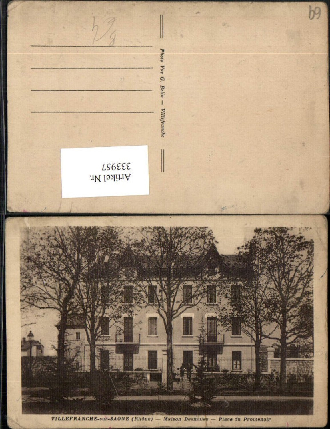 333957,Rhone-Alpes Rhone Villefranche-sur-Saone Maison Desmules Hausansicht