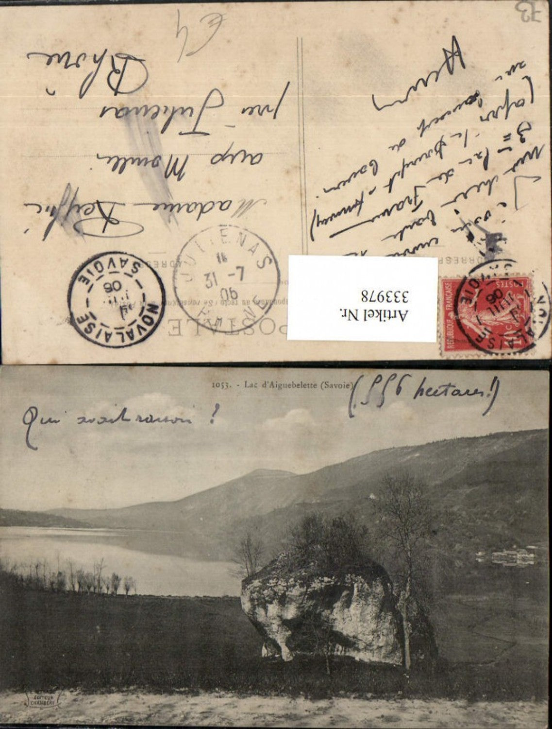 333978,Rhone-Alpes Savoie Lac d'Aiguebelette See