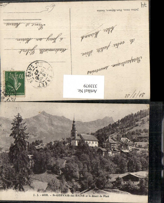 333979,Rhone-Alpes Haute-Savoie St-Gervais-les-Bains et le desert de Plate Kirche
