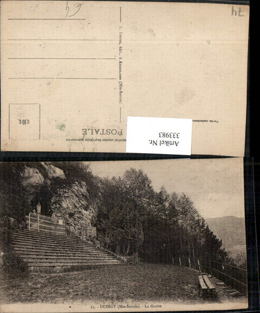 333983,Rhone-Alpes Haute-Savoie Duingt La Grotte Lourdesgrotte