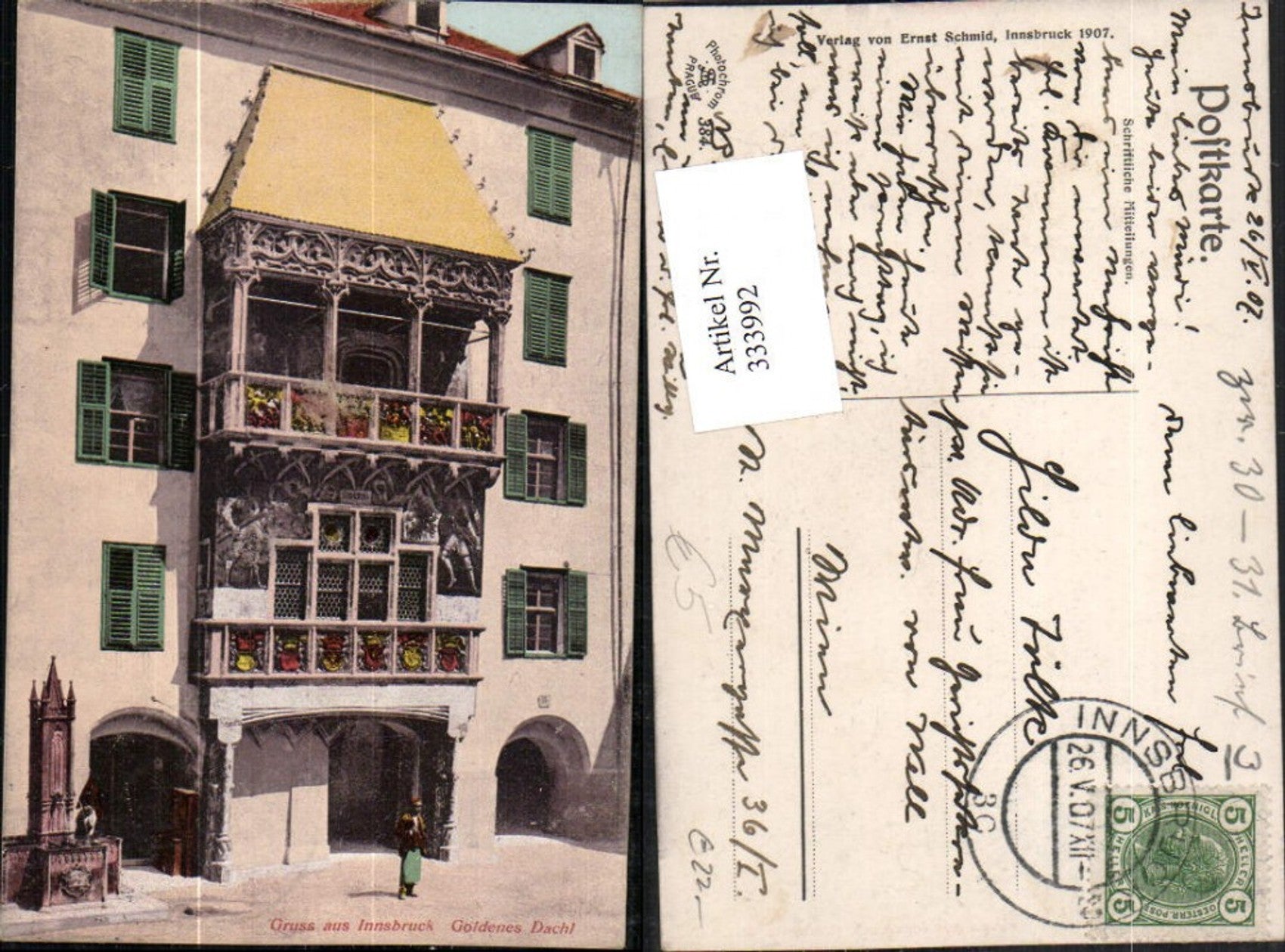 Alte Ansichtskarte – Old Postcard