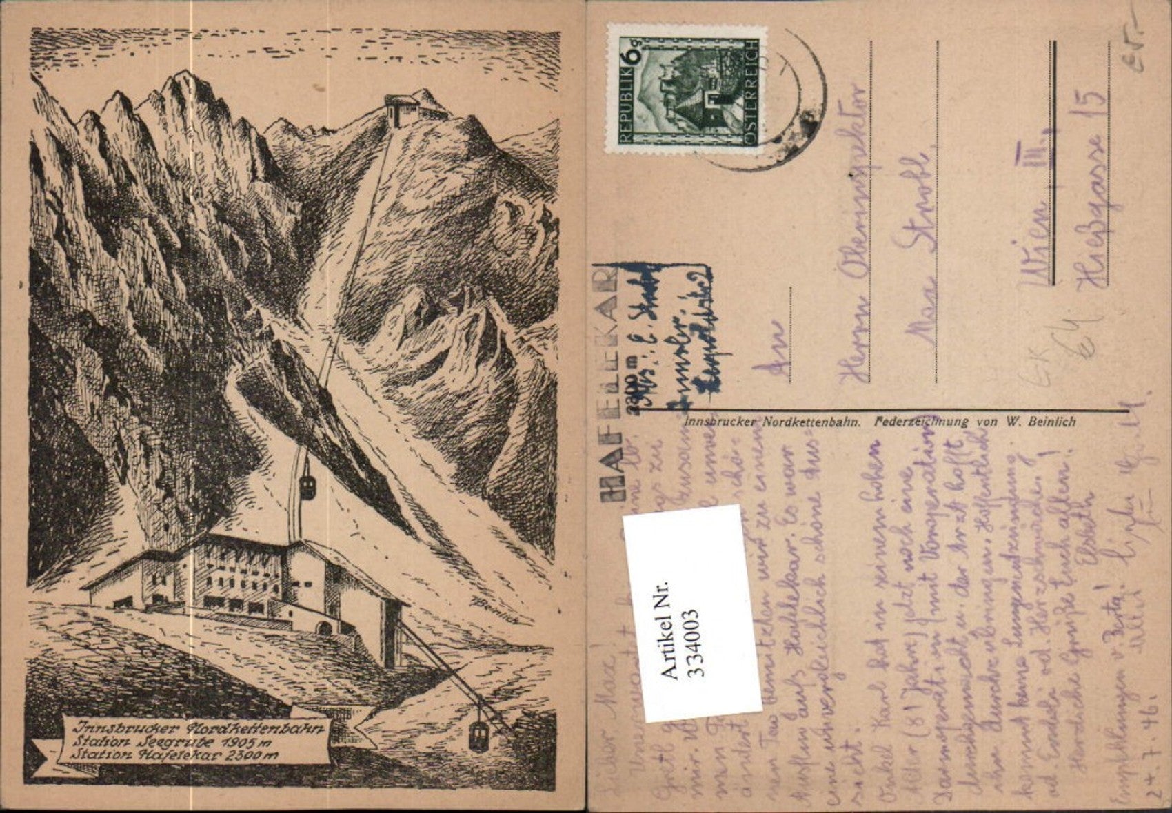 Alte Ansichtskarte – Old Postcard
