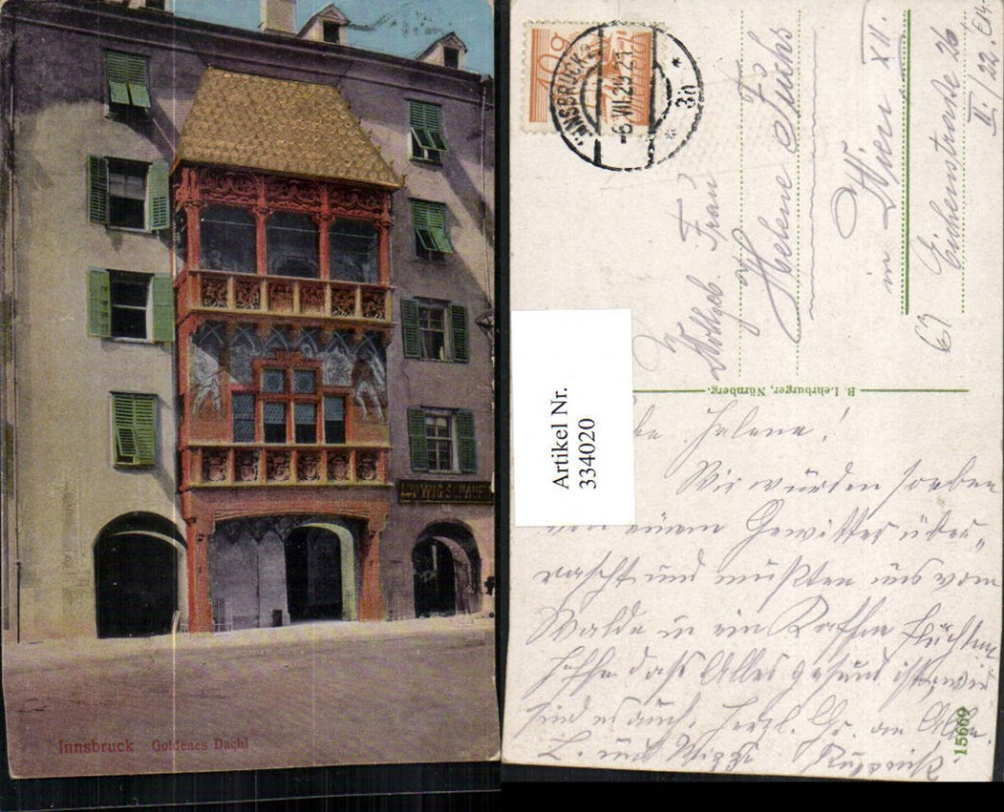Alte Ansichtskarte – Old Postcard