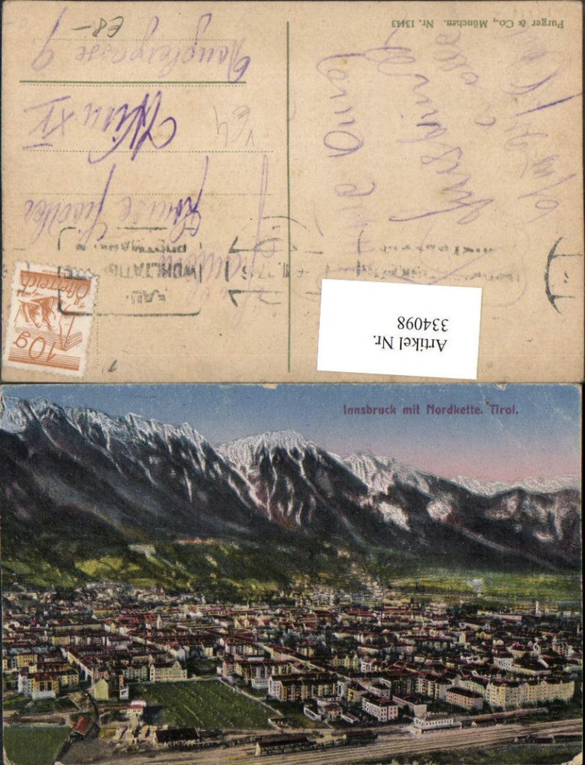 Alte Ansichtskarte – Old Postcard
