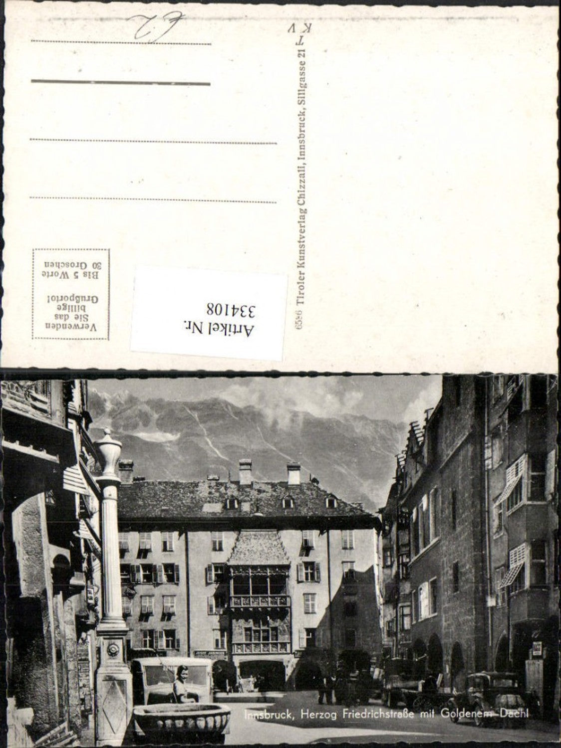 Alte Ansichtskarte – Old Postcard