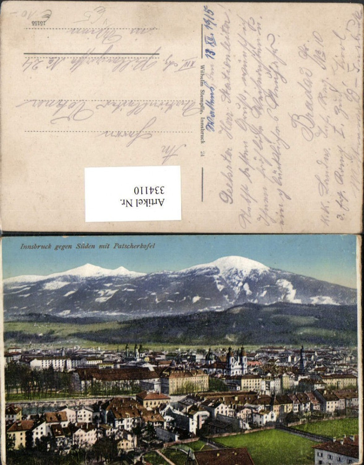 Alte Ansichtskarte – Old Postcard
