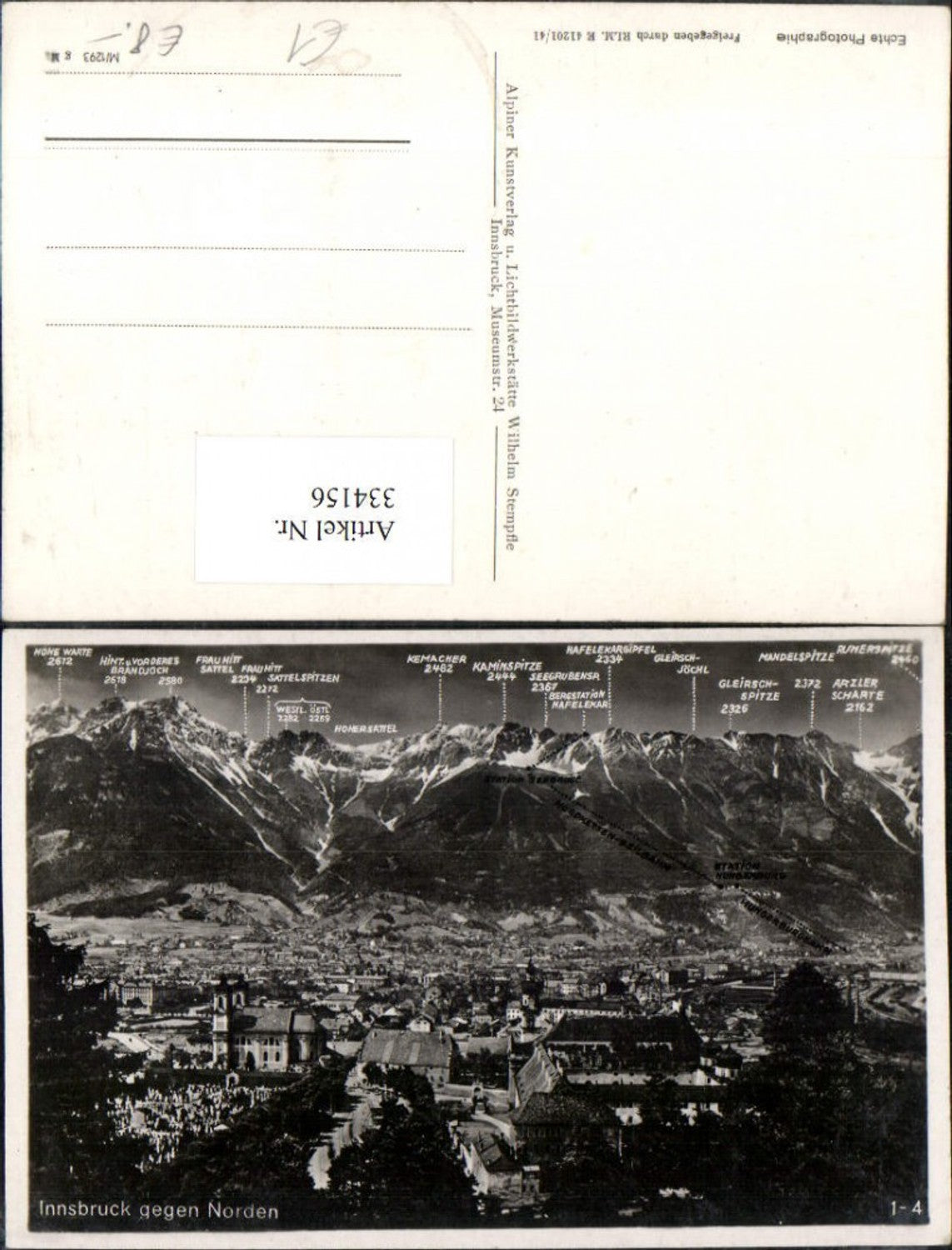 Alte Ansichtskarte – Old Postcard