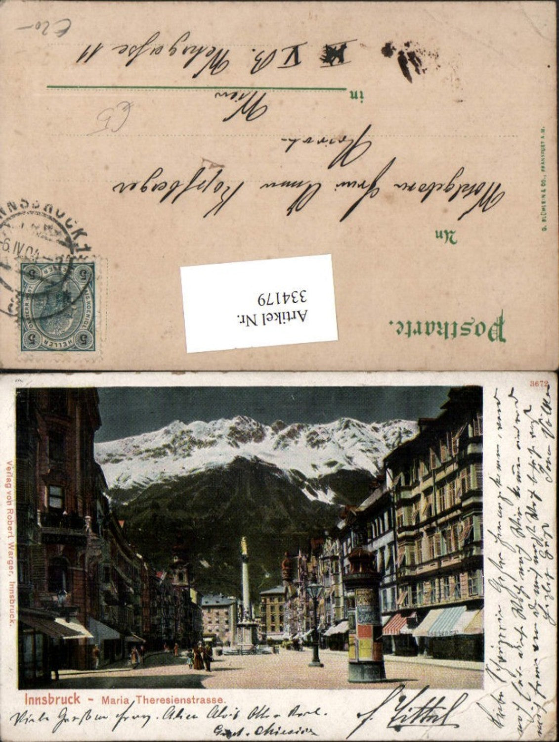 Alte Ansichtskarte – Old Postcard