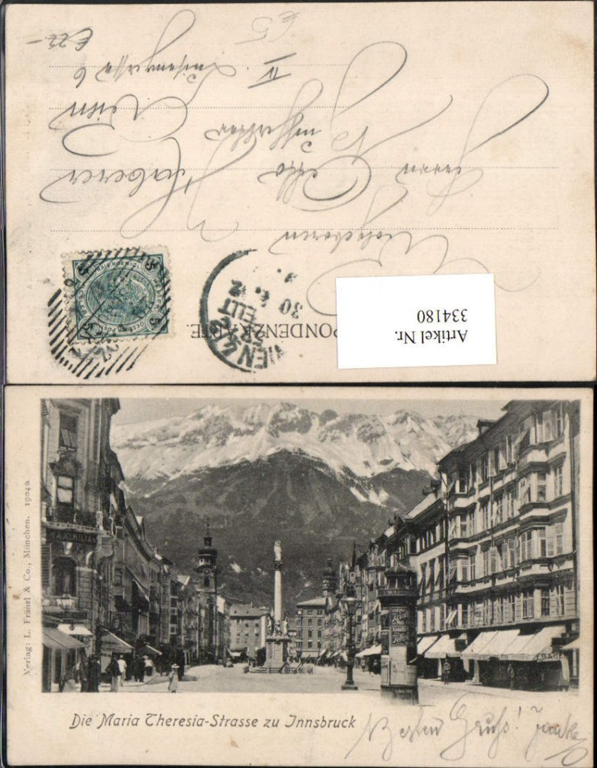 Alte Ansichtskarte – Old Postcard