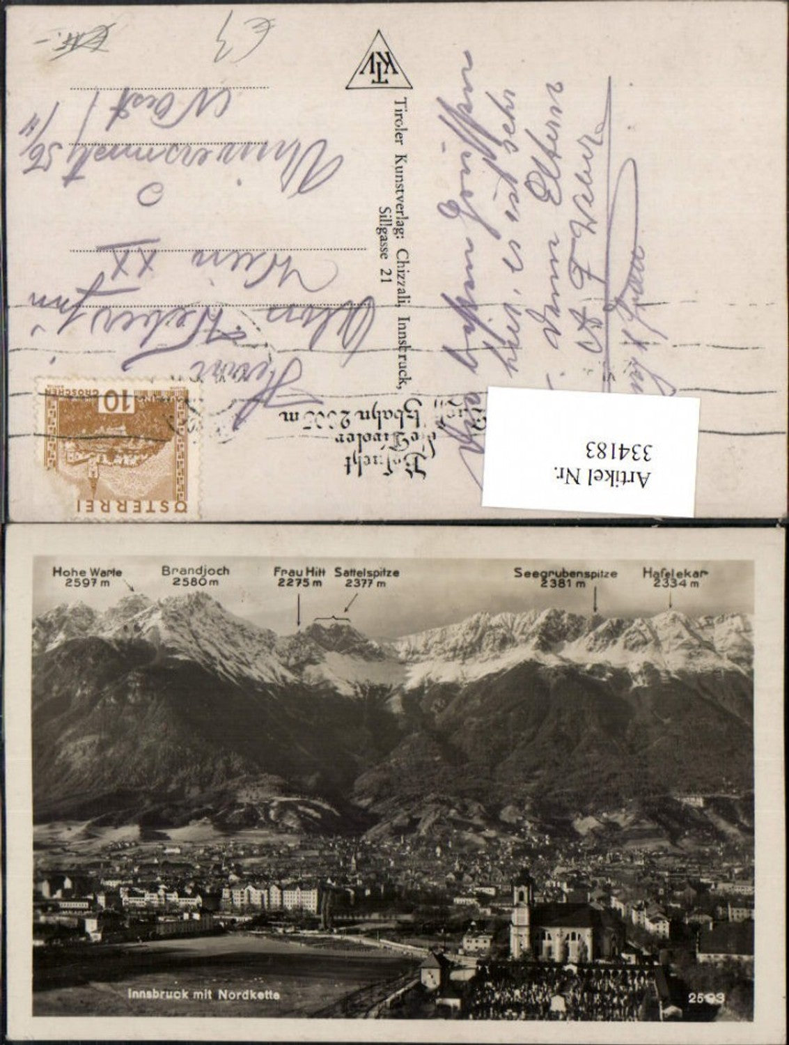 Alte Ansichtskarte – Old Postcard