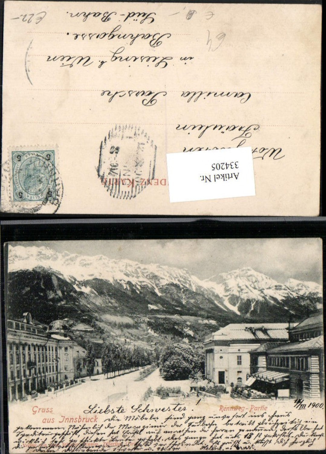 Alte Ansichtskarte – Old Postcard