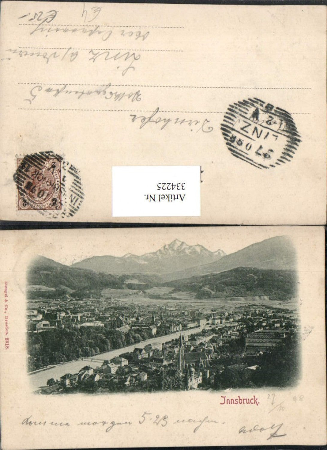Alte Ansichtskarte – Old Postcard