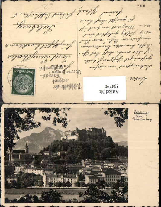334290,Salzburg Teilansicht m. Festung vom Kapuzinerberg pub Cosy