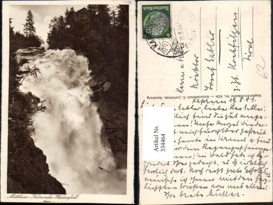 334464,Mittlerer Krimmler Wasserfall b. Krimml