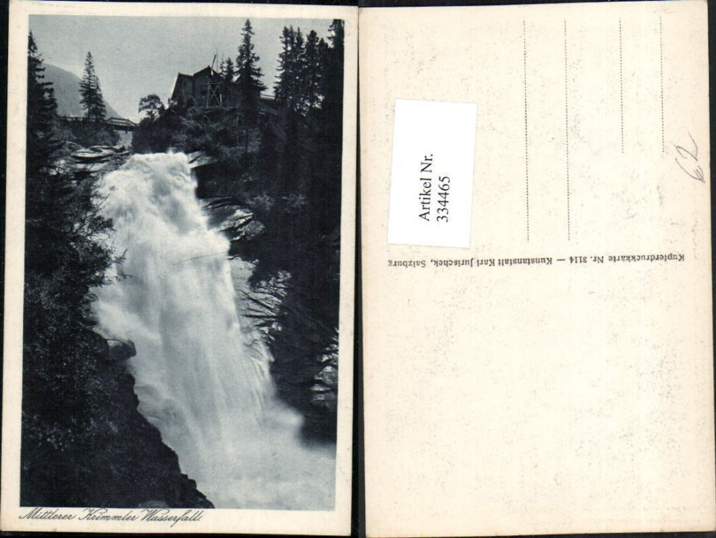 334465,Mittlerer Krimmler Wasserfall b. Krimml