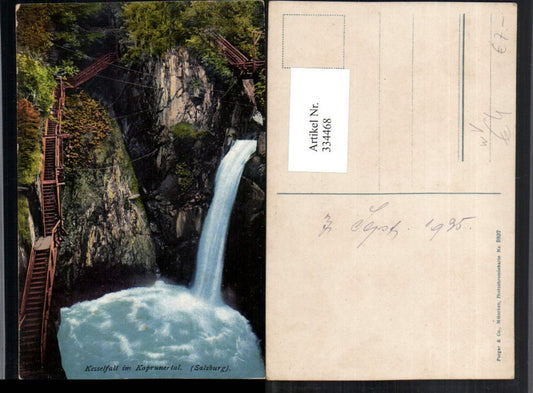 334468,Kesselfall Wasserfall im Kaprunertal b. Kaprun pub Purger & Co 9807